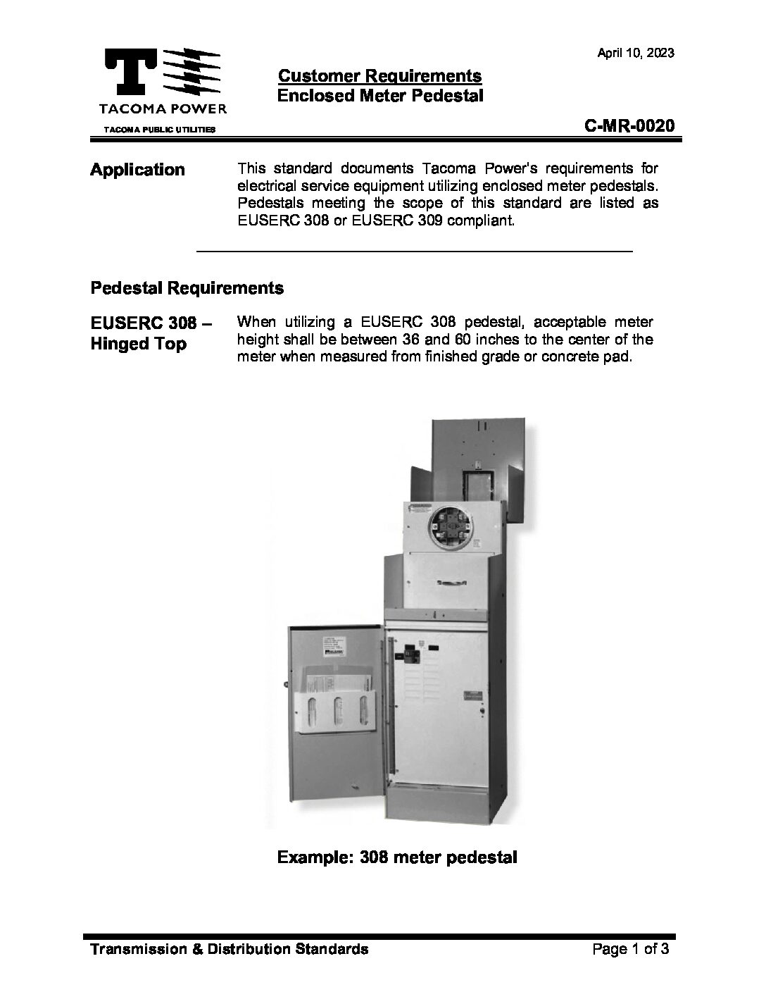 C-MR-0020-Enclosed-Meter-Pedestal-230410 - Tacoma Public Utilities