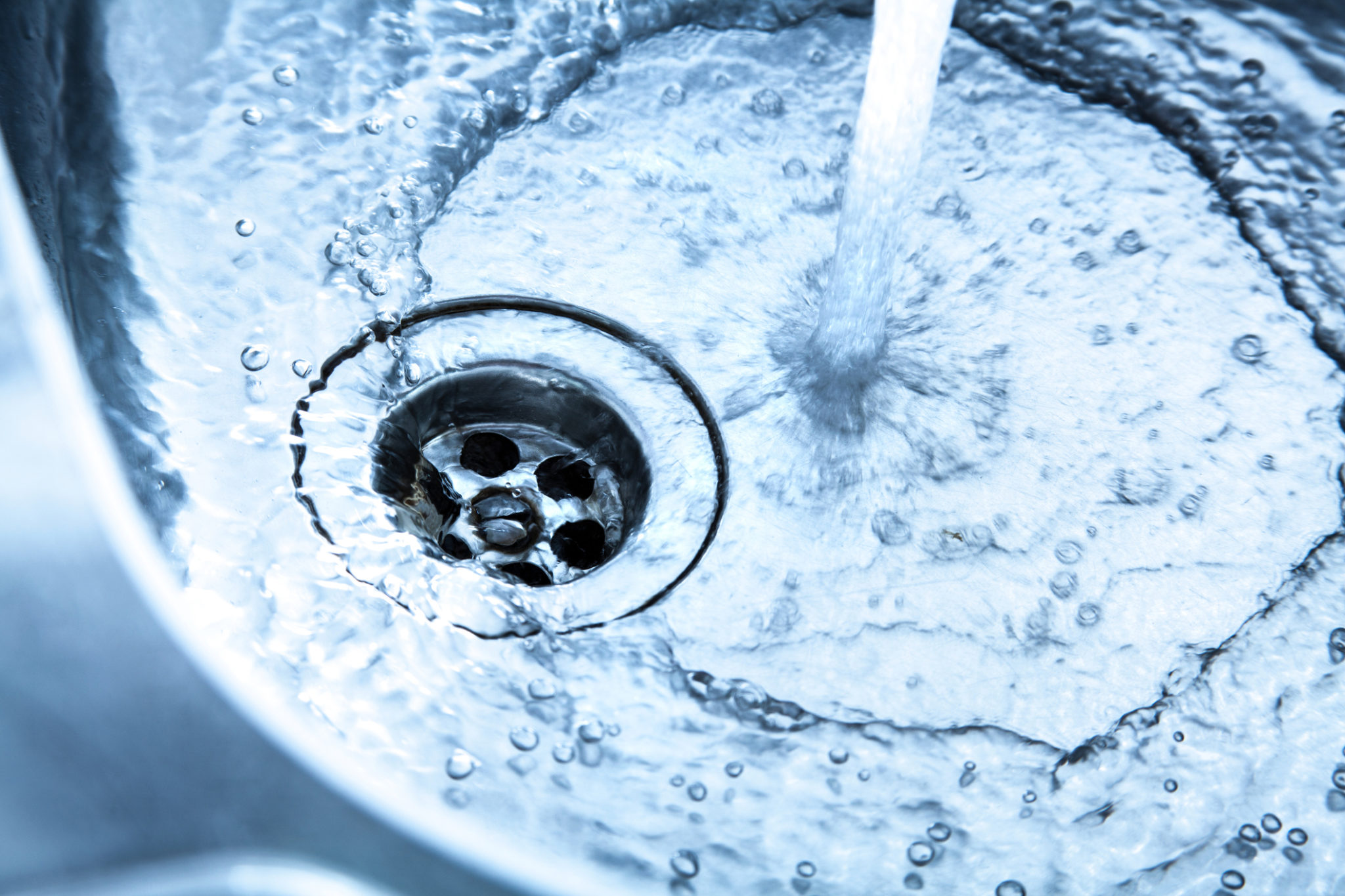 water going down slow in bathroom sink